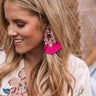 Off The Coast Earrings In Fuchsia Image - 1