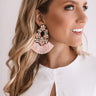 Off The Coast Earrings In Blush Image - 1