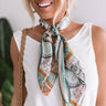 Pinot On The Pier Paisley Scarf Image - 1