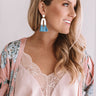 Hello Hamptons Earrings In Blue Image - 1