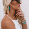 Ocean Hideaway Hoop Earrings In Ocean Blue Image - 1
