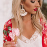 Pinot On The Pier Earrings In Birch Image - 1