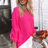 Champagne Coast Shift Top In Hot Pink Image - 1