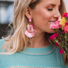 Pinot On The Pier Earrings In Pink Image - 1