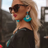 Pinot On The Pier Earrings In Blue Image - 1