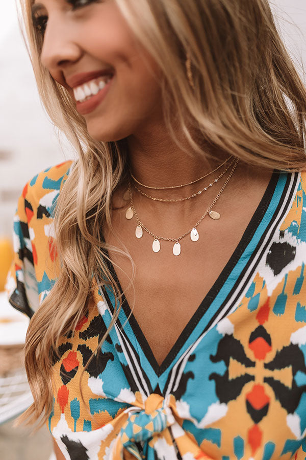 Caribbean Kisses Layered Necklace