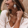 St. Tropez Shine Earrings in Aqua Image - 1
