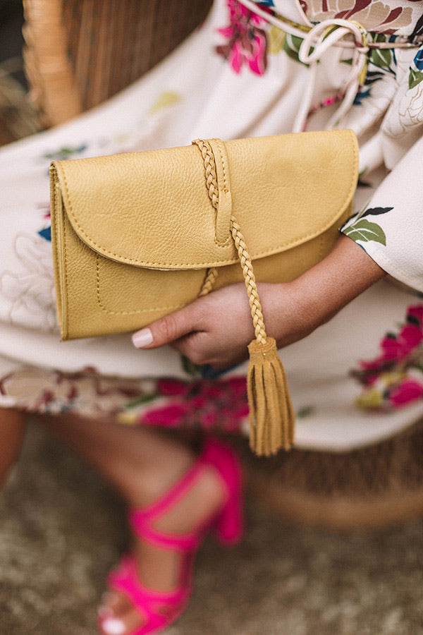 Viva Vacay Clutch in Primrose Yellow