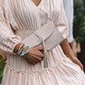 Viva Vacay Clutch in Stone Image - 1