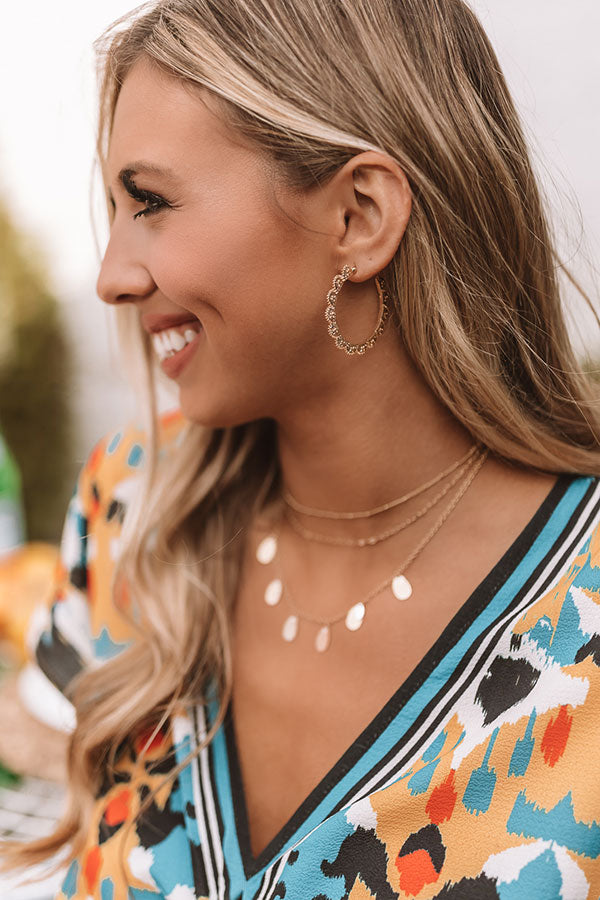 Endless Love Earrings in Gold