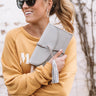 Viva Vacay Clutch in Grey Image - 1