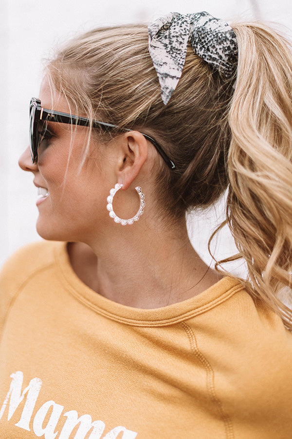 Endless Love Earrings in Silver