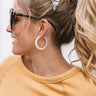 Endless Love Earrings in Silver Image - 1