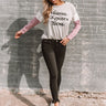 Mama Knows Best Sweatshirt In Grey Image - 1
