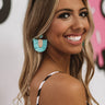 Hidden Lagoon Earrings In Aqua Image - 1