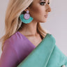 Cabana Crush Earrings In Lavender Image - 1