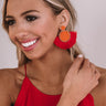 Cabana Crush Earrings In Persimmon Image - 1