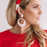 Tropical Luxe Earrings In Ivory Image - 1