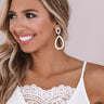 Mojito Divine Earrings In White Image - 1