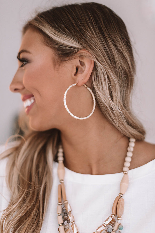 You Know You Love Me Hoop Earrings Image - 3