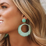 Tropical Luxe Earrings In Ocean Wave Image - 1