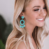 Summer In The City Earrings In Aqua Image - 1