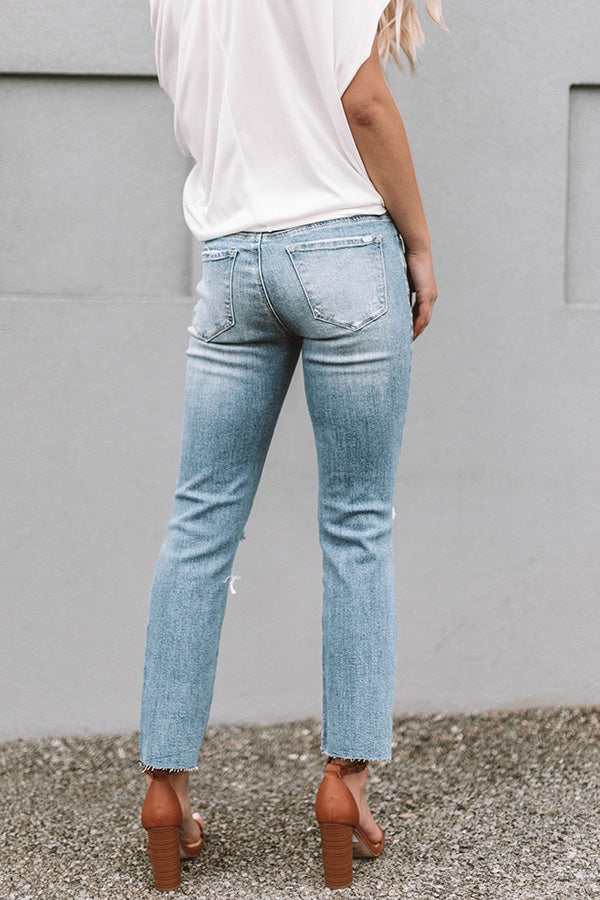 The Porter Midrise Distressed Relaxed Skinny Image - 5