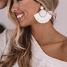 Cabana Crush Earrings In Ivory Image - 1