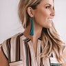 Shopping On Fifth Ave Earrings In Teal Image - 1