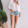 On Cabana Time Embroidered Top Image - 1