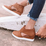 The Calum Faux Leather Bootie In Camel Image - 1