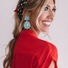 Spotted On Melrose Turquoise Earrings Image - 1