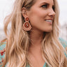 Genuinely Charming Earrings In Peach Image - 1