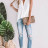 Picnic In Paris Shift Tank In White Image - 1