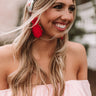 First Love Earrings In Red Image - 1