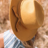 Say It Ain't Soho Wool Fedora in Marigold Image - 1