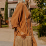 Right On Cue Fringe Crossbody In Iced Latte Image - 1