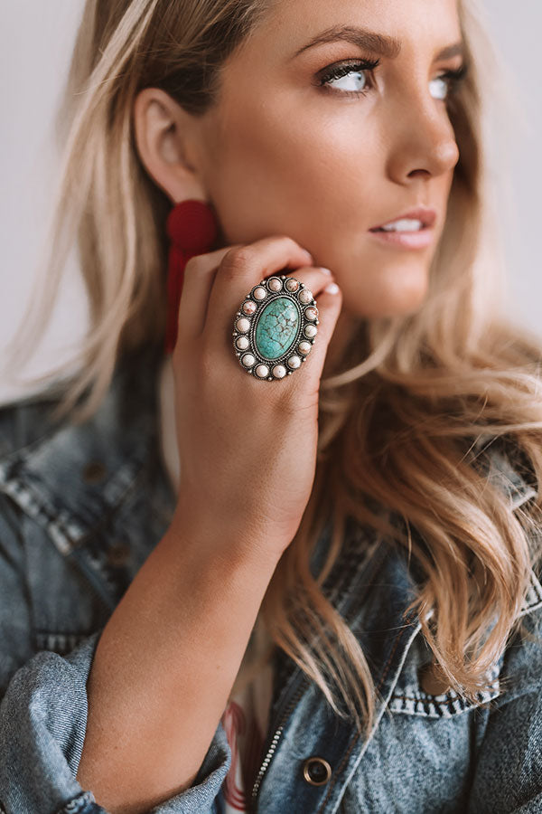 By The Water Turquoise Ring