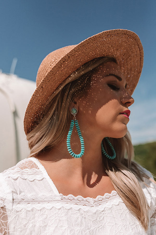 Shoreline Staple Turquoise Earrings