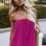 Friday Night Feels Shift Top in Berry Image - 1