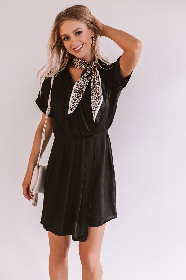 Upper East Side Sipping Dress in Black Image - 2