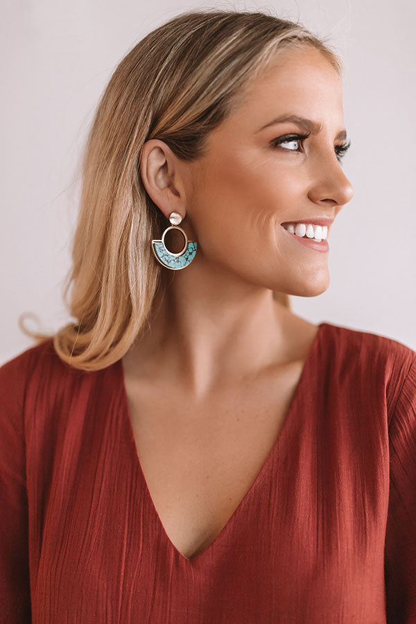 Simply Ravishing Earrings in Turquoise