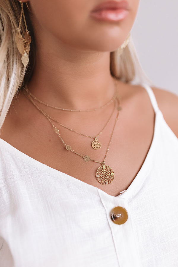 Hollywood Happiness Layered Necklace