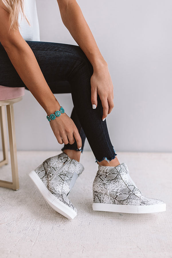The Karlie Bootie In Snake Print Image - 1