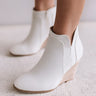 The Cabo Bootie In Ivory Image - 1