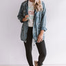 The Aimee Light Weight Denim Jacket In Medium Wash Image - 1