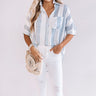 Boardwalk Kisses Shift Top In Navy Image - 1