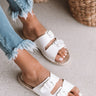 The Mara Sandal In White Image - 1