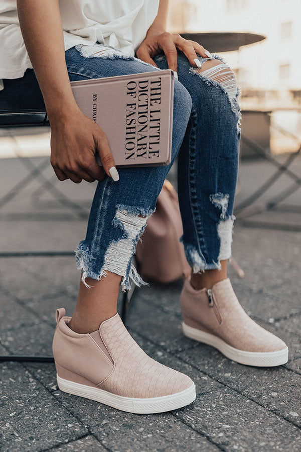 The Kendal Bootie In Blush Image - 1