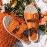 The Mara Sandal In Persimmon Image - 1